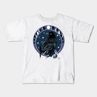 Raven Moon Kids T-Shirt